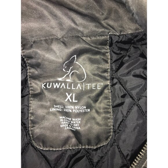 Men's Kuwalla/TEE Mineral Bomber Charcoal XL Full Zip Jacket - Picture 3 of 9